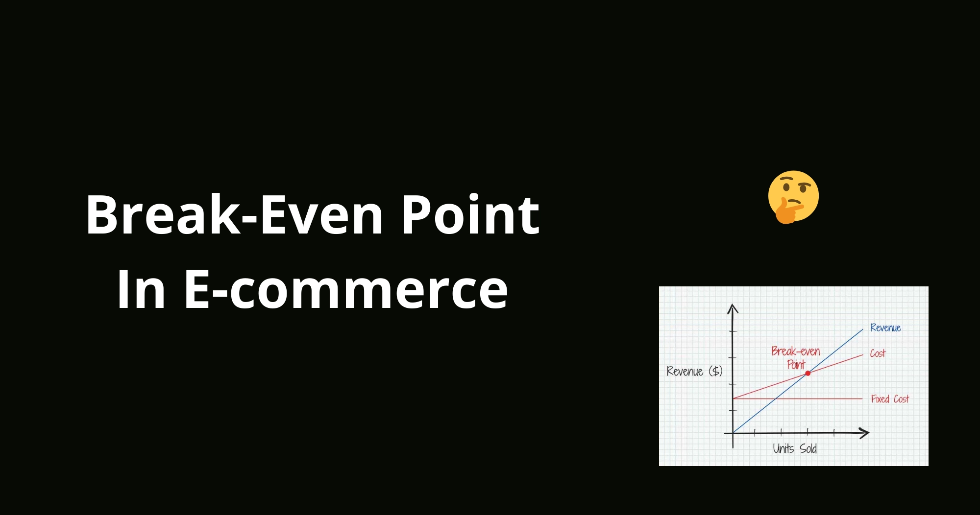 Break-Even Point In E-commerce: Definition