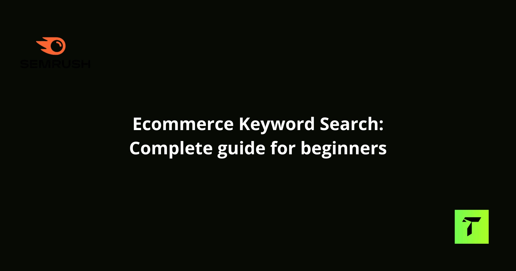 Ecommerce Keyword Search