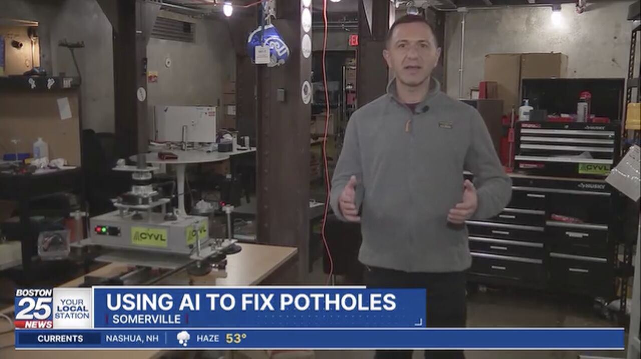 Boston 25 News: Somerville company using AI to help hundreds of communities with potholes