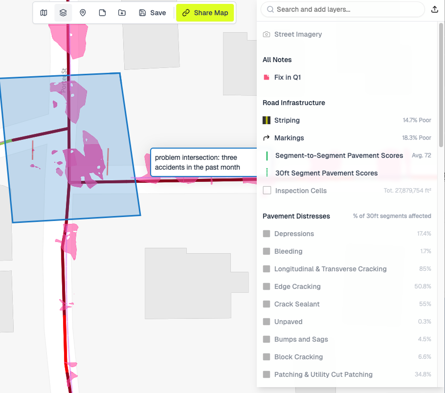 Smarter Collaboration, Clearer Insights: Map sharing, map notes, and quick statistics now available
