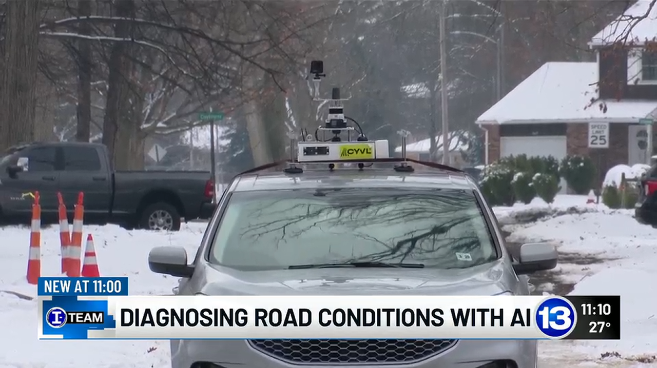 13ABC News Toledo: Diagnosing road conditions with AI