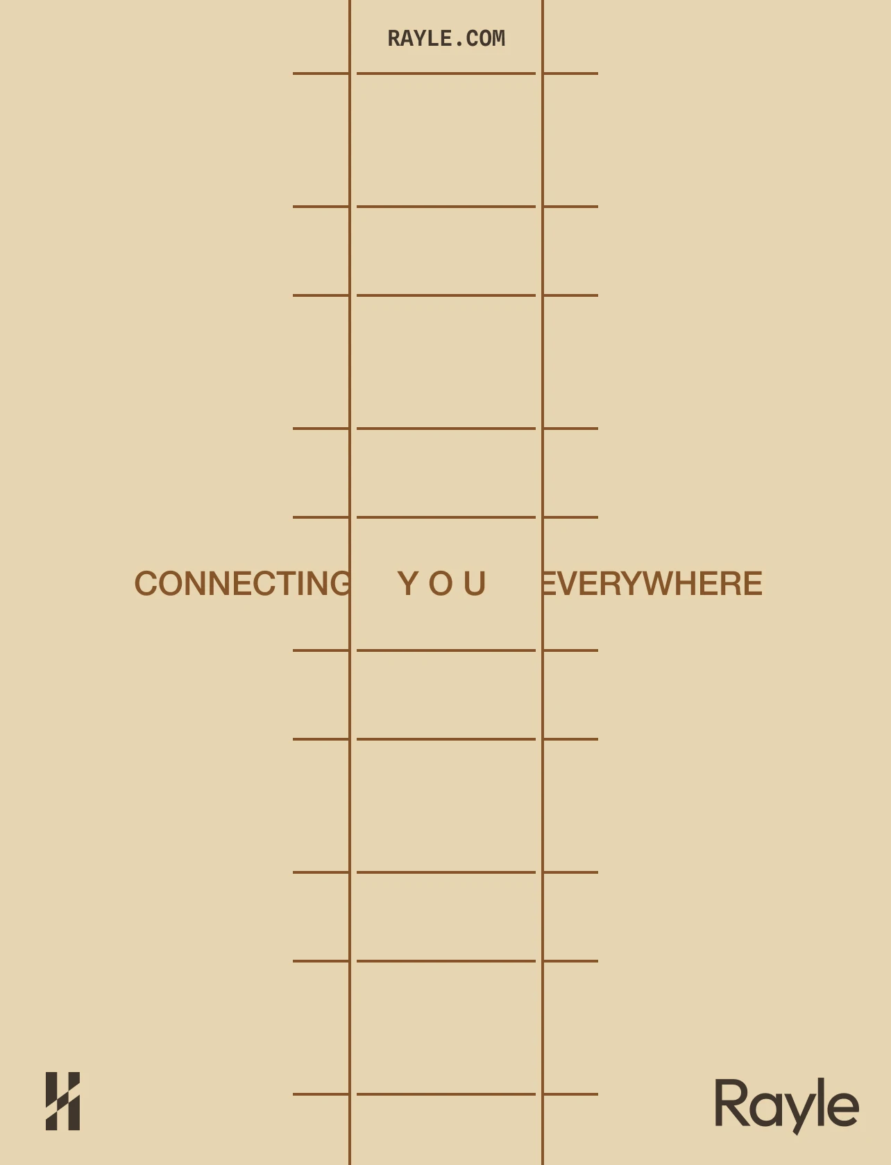 Train track futuristic graphic for Rayle art direction