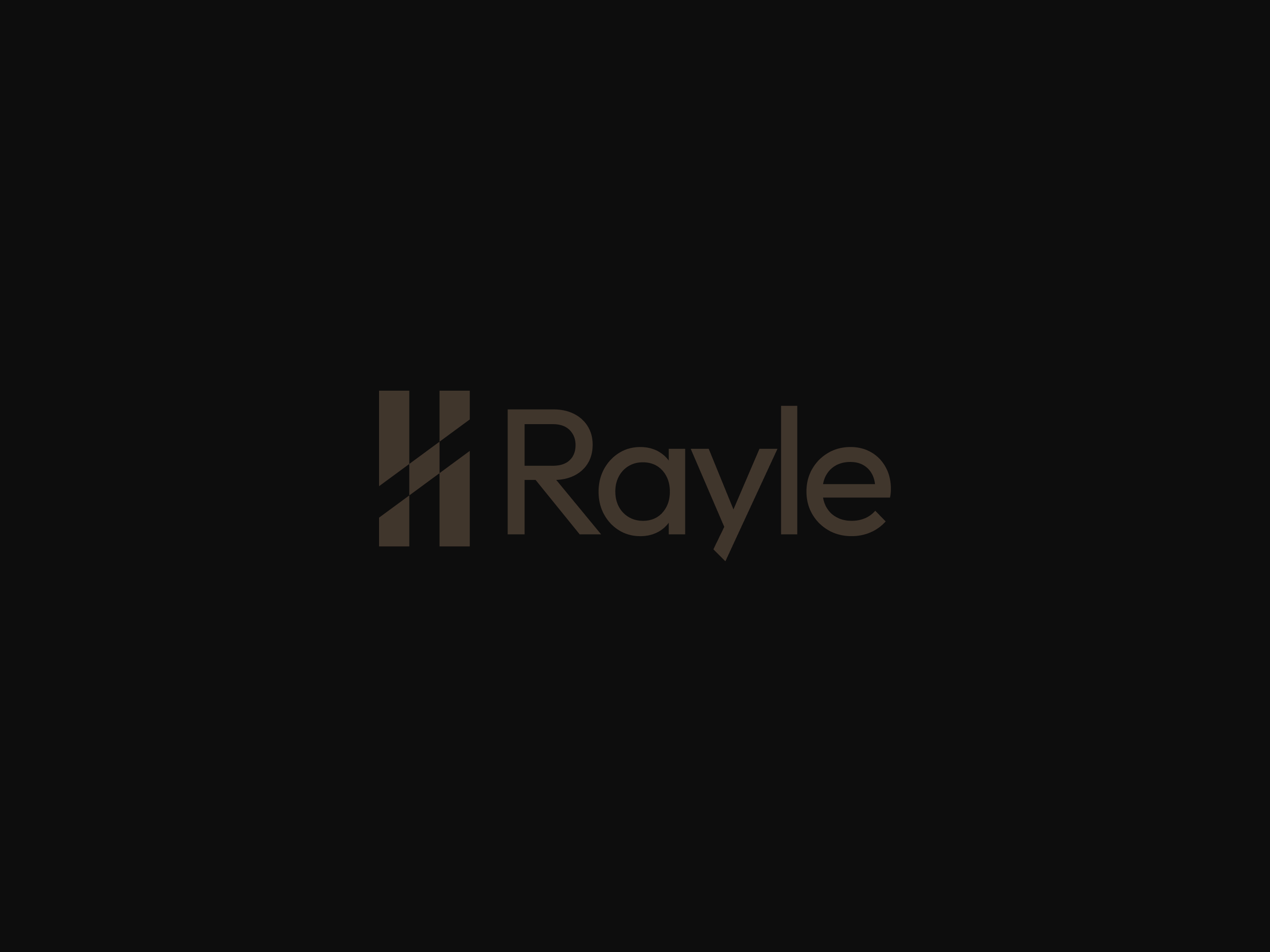 Timeless logo design for Rayle high speed train