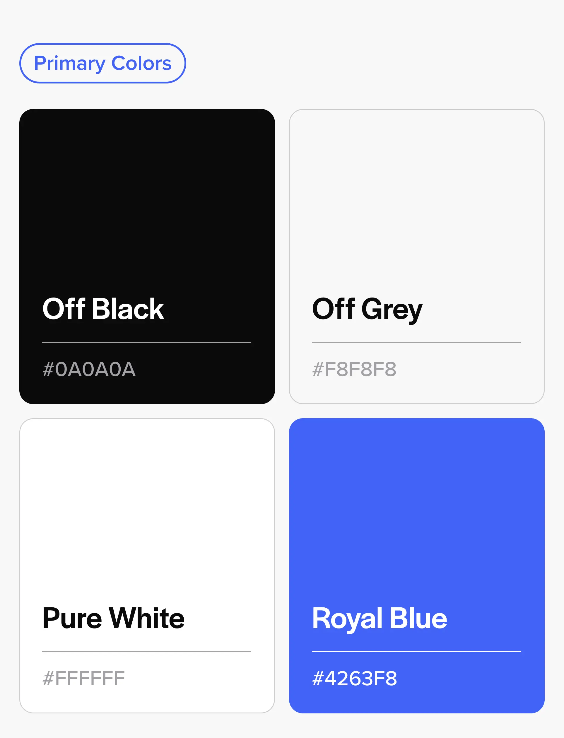 Color scheme for EBizCharge brand identity project
