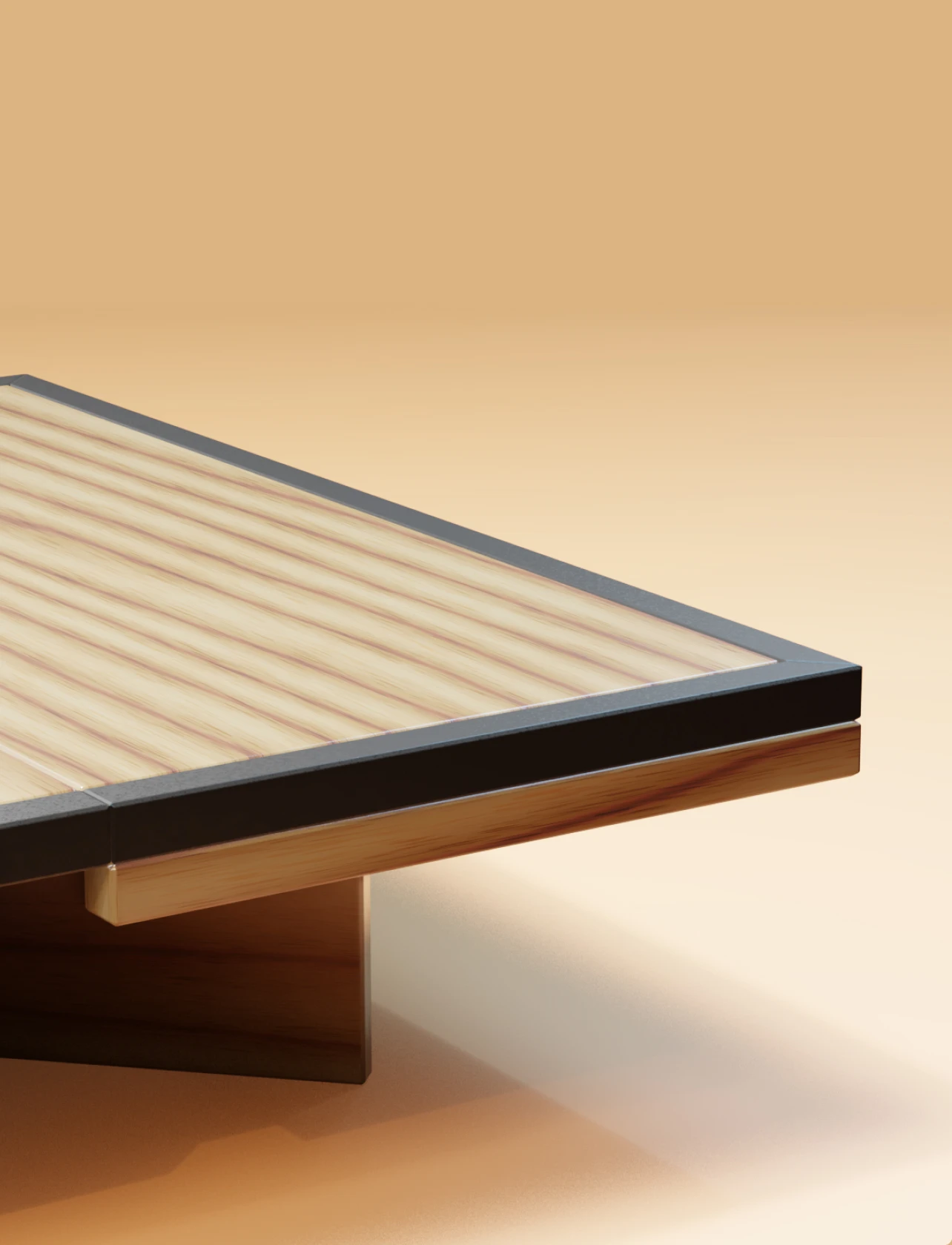 Modern, foldable, gaming table render for Tabletop Table website design