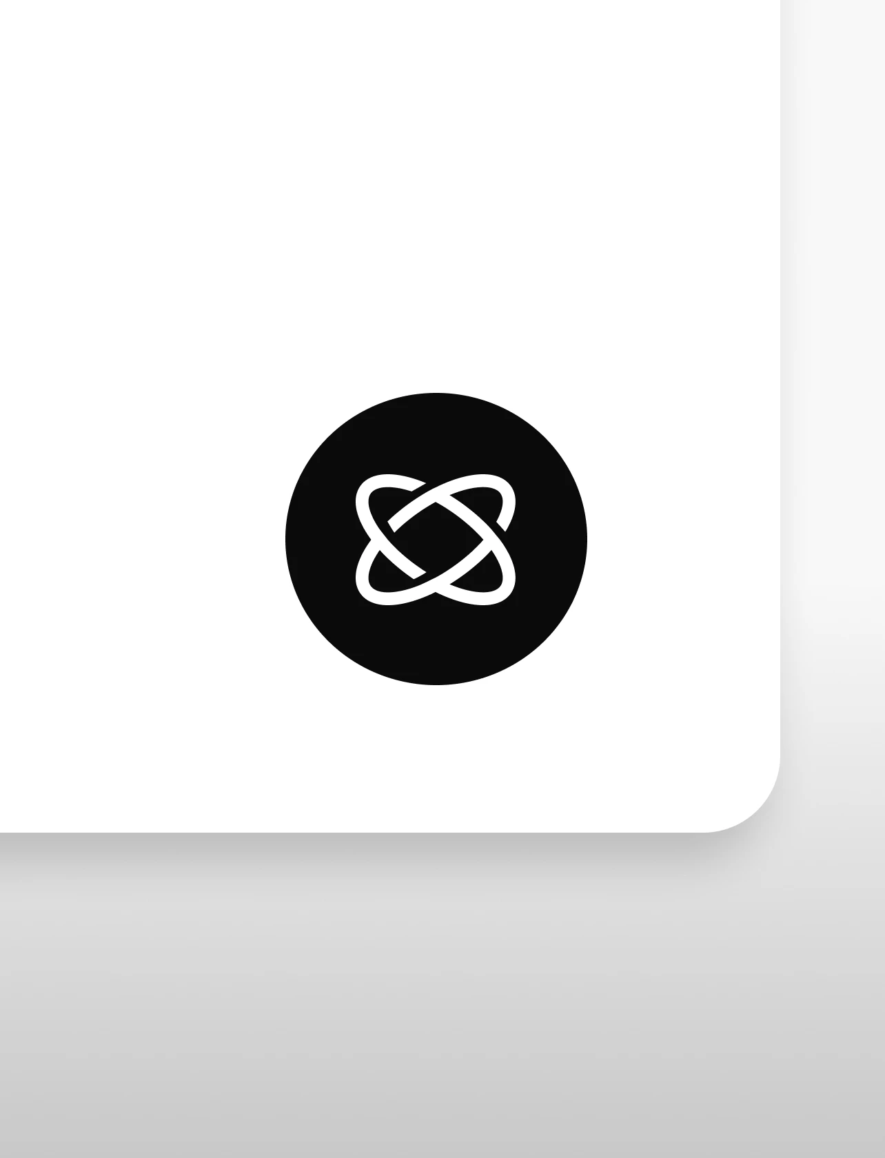 AI assistant logo UI design for EBizCharge