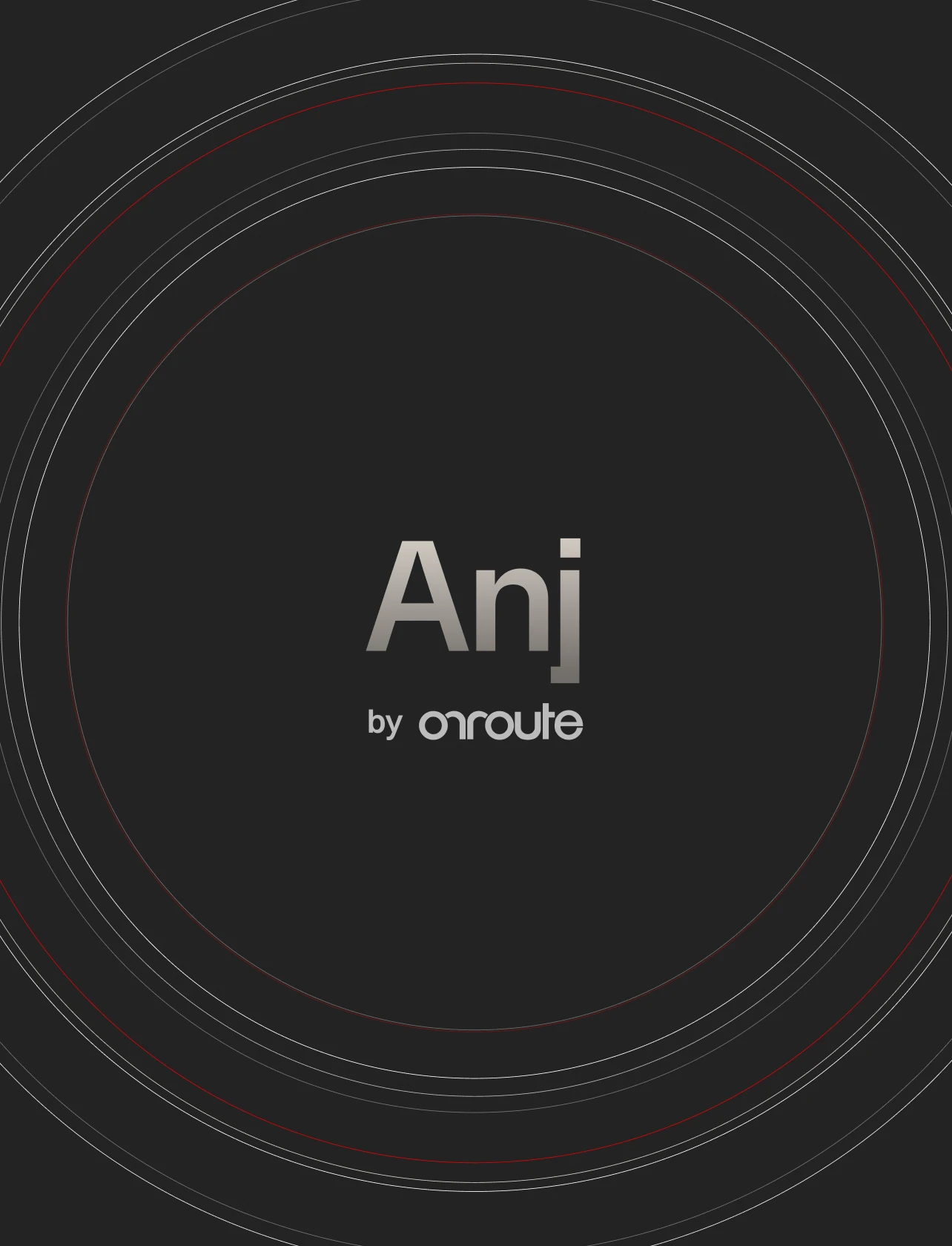 Anj AI name encircled by intelligent pulse waves