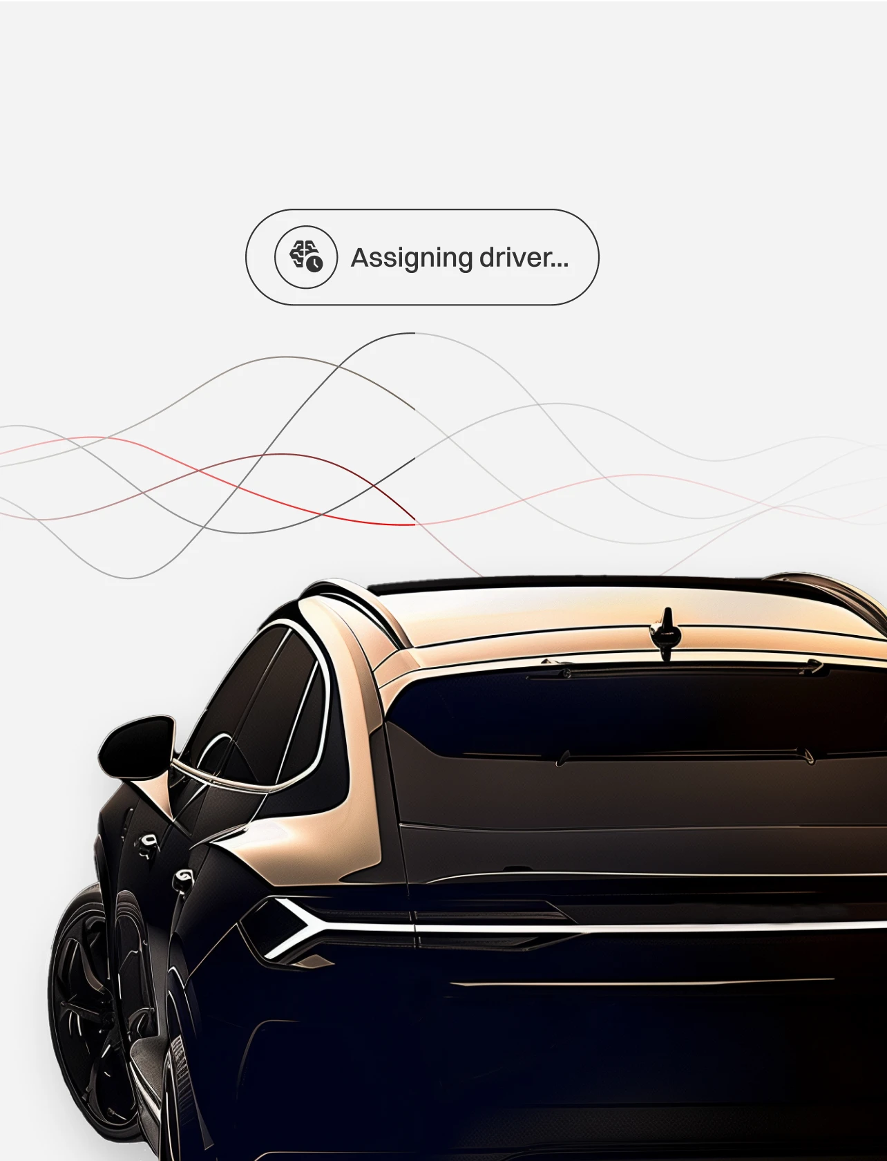 Vehicle being dispatched by Onroute AI dispatch engine