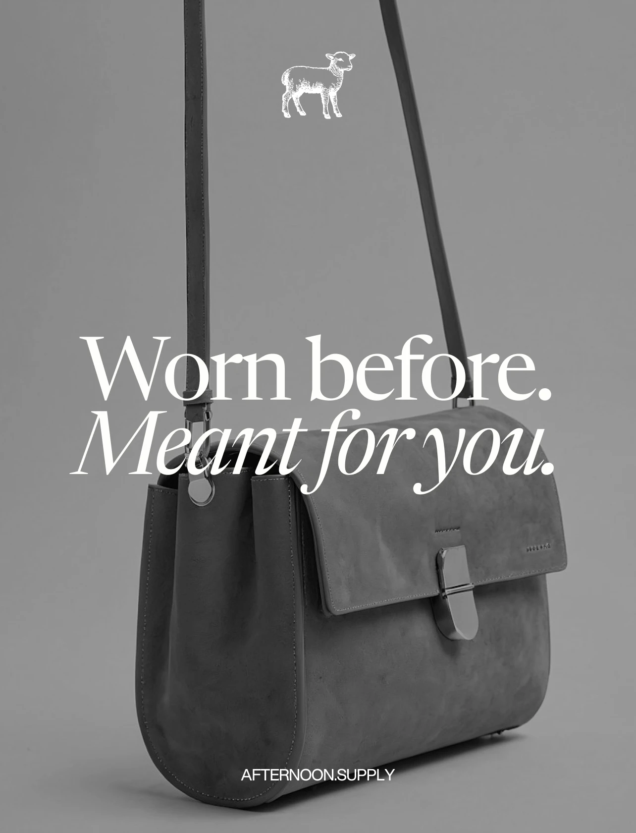 Timeless digital advertisement design for thrift brand identity