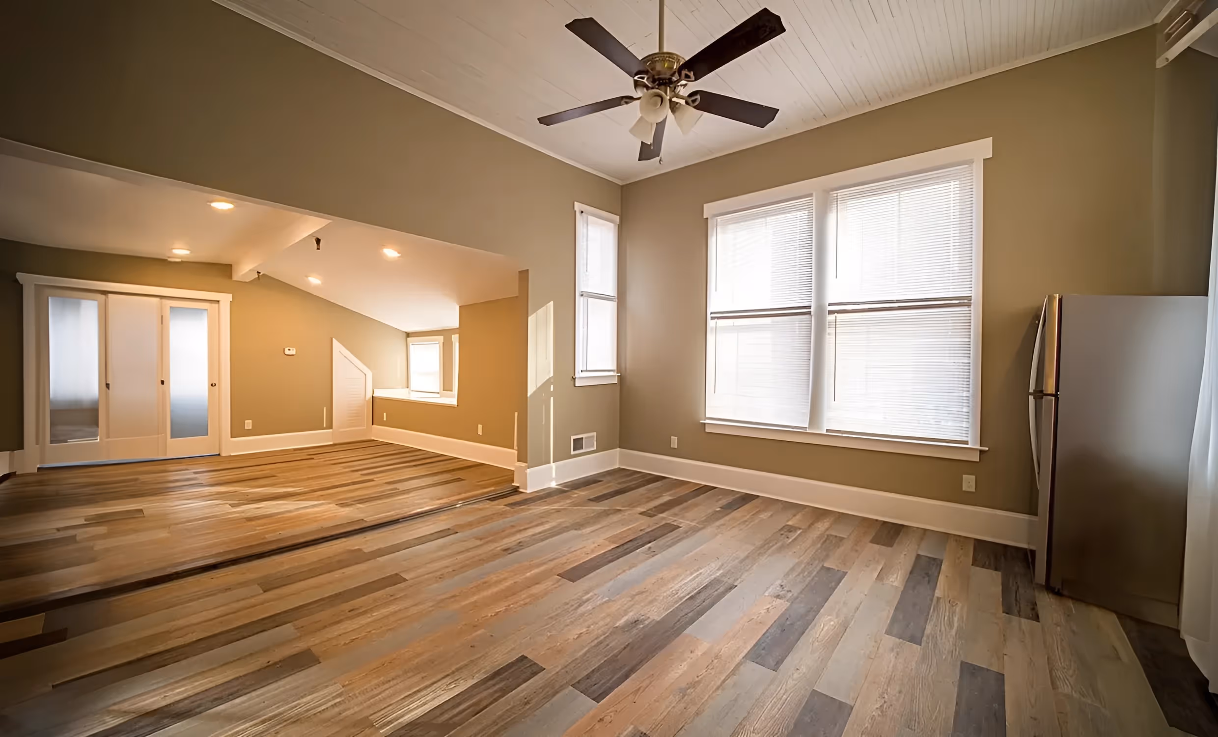 Studio or living room interior at Victorian Village apartments