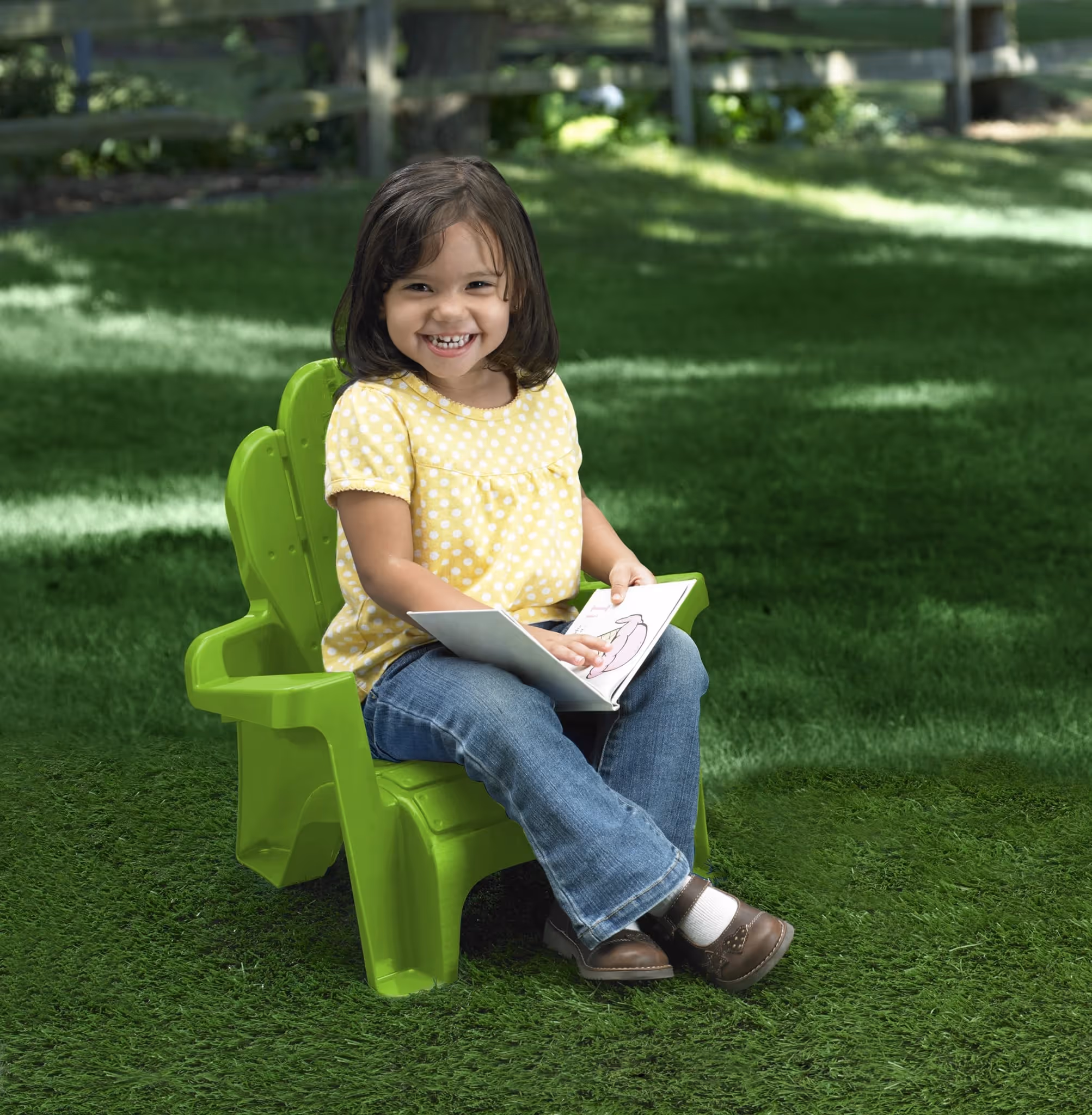 Child enjoying a green outdoor space at a Marietta apartment community