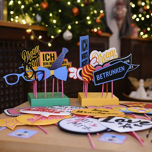 Requisiten inklusive Fotobox