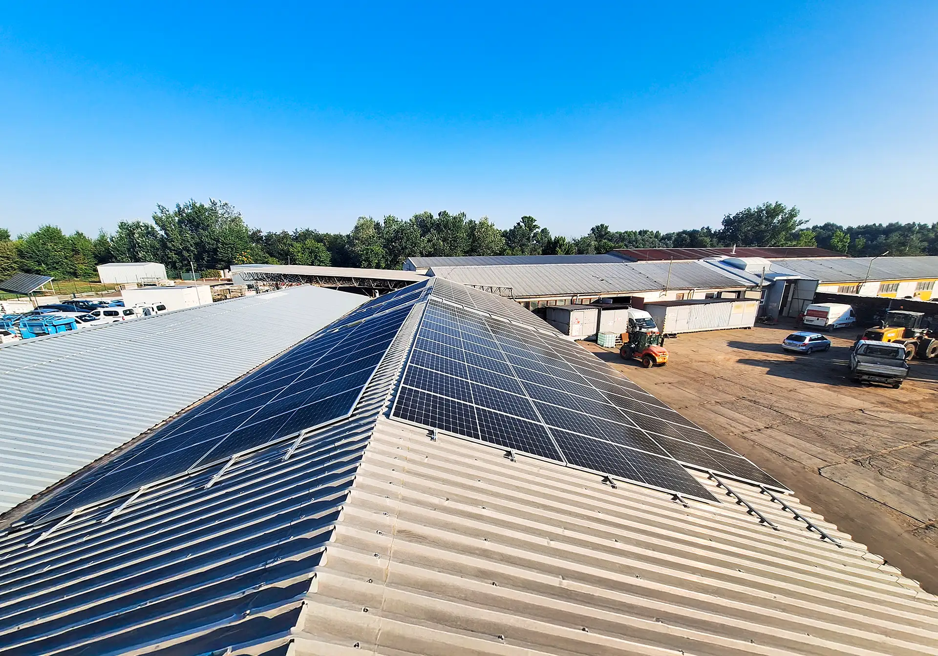 PV Installation on the STAVEBNÍ FIRMA PLUS Rooftop in Hodonín