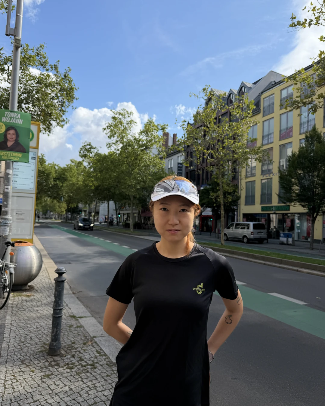 Tingwei, Host am Alexanderplatz beim Enduure RunClub