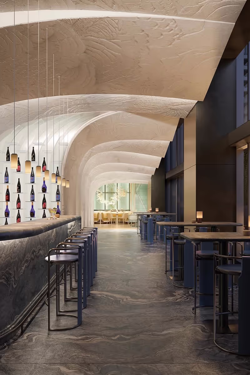 Nobu Toronto bar area