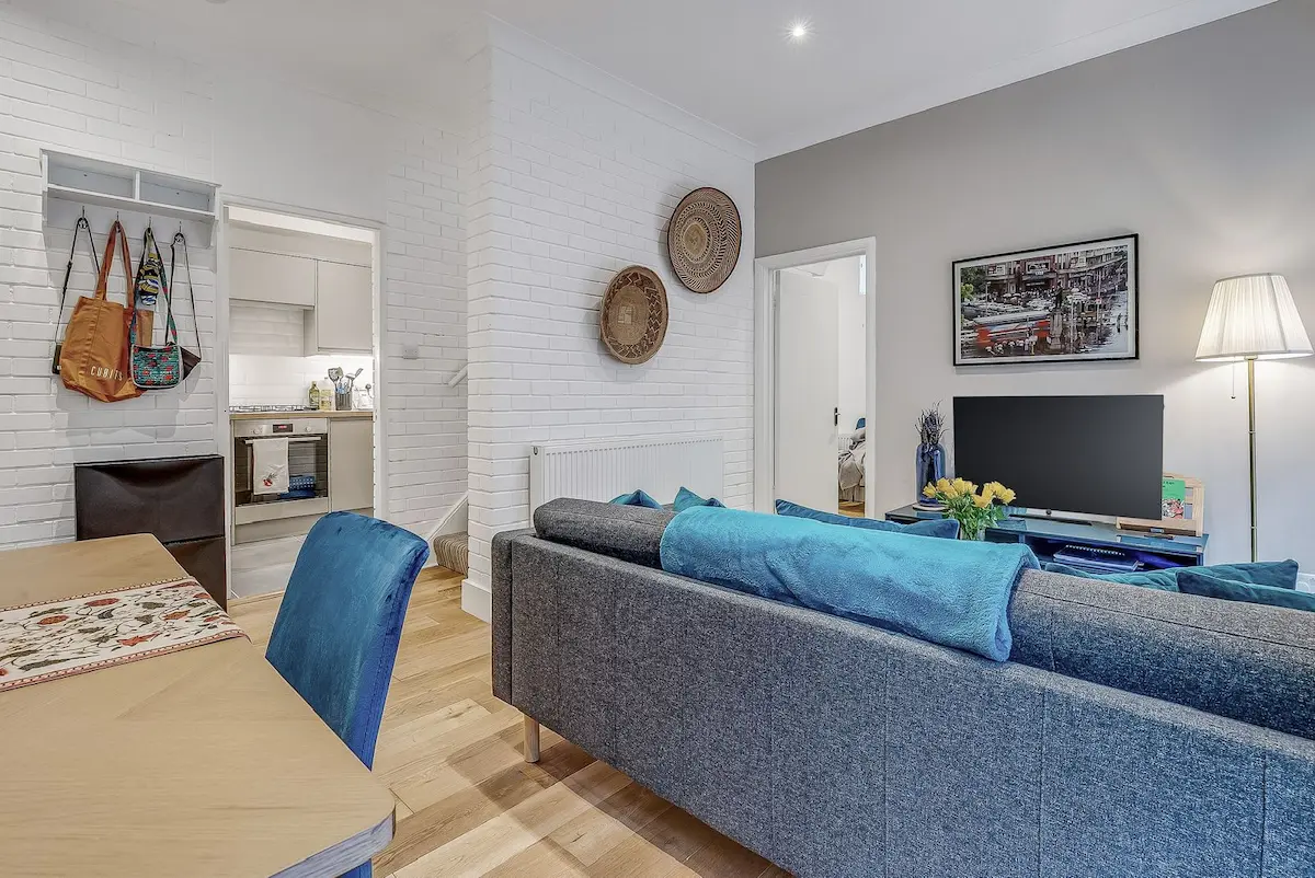 Elegant lounge area ideal for relaxing after a day exploring London