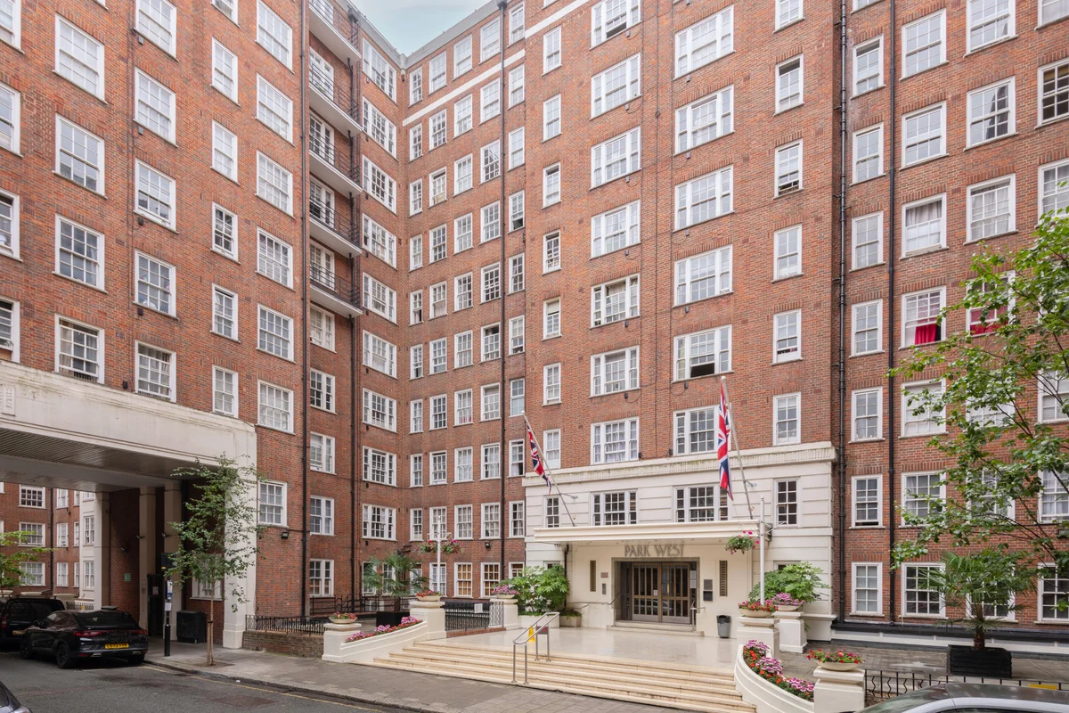 Stylish exterior of a central London residence in Paddington