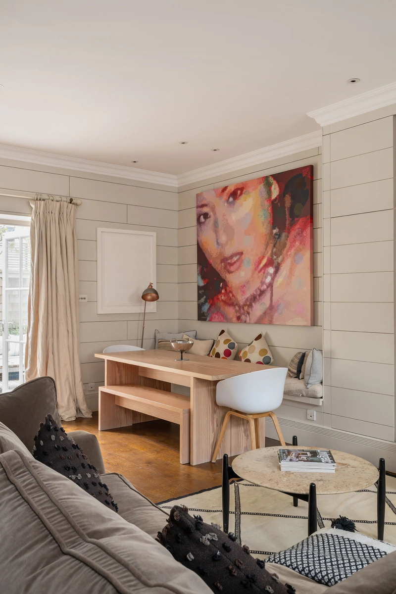 Overview of the ground floor with cohesive styling