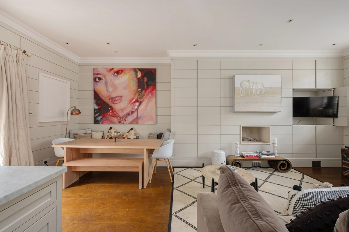 Spacious open-plan layout showcasing living and dining areas
