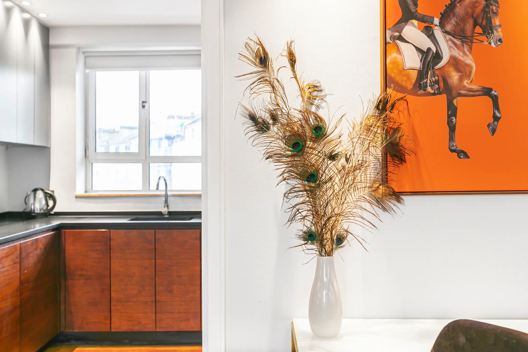 Decorative vase with fresh flowers adding a touch of elegance at Casa Cribs.