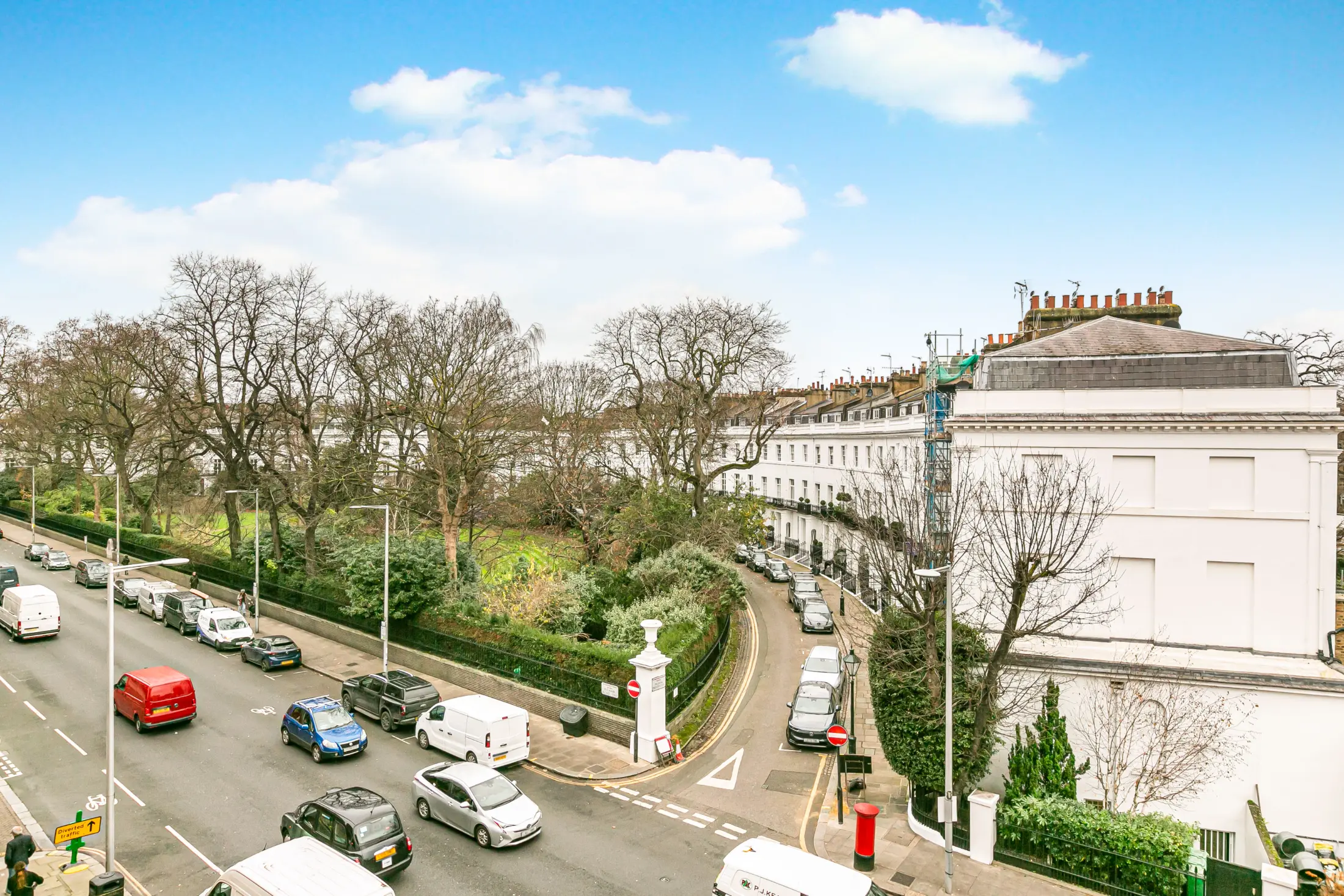 Scenic view from the Casa Cribs apartment capturing South Kensington’s charm.