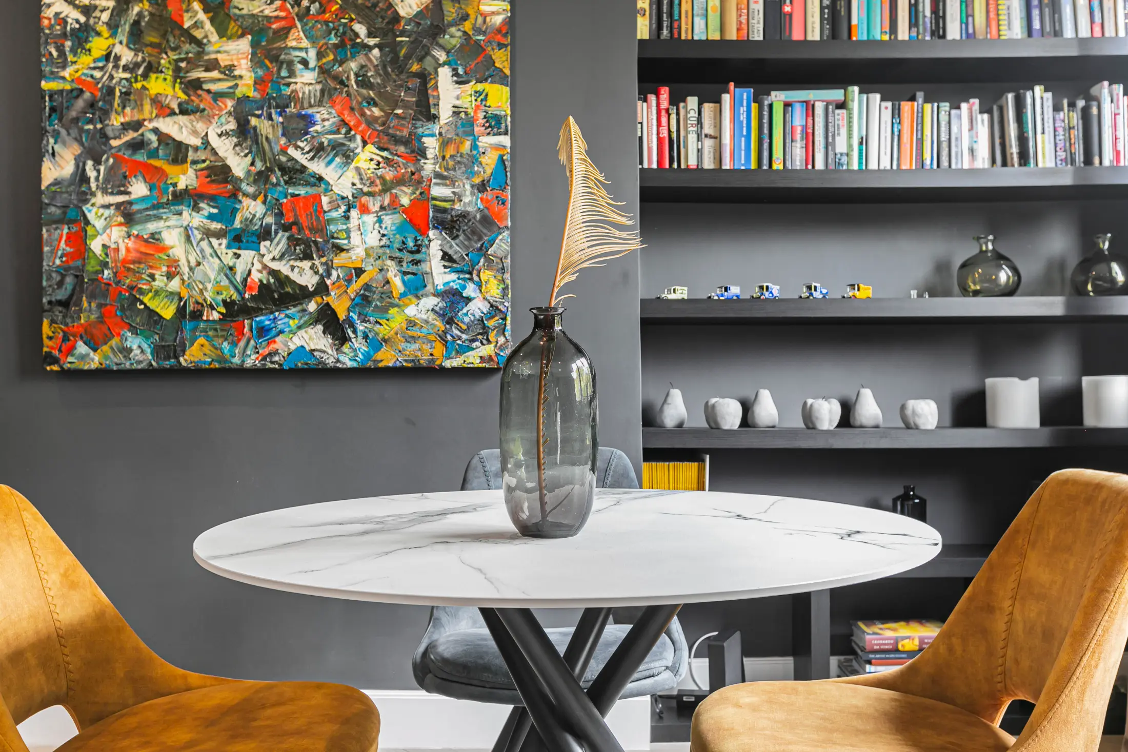 Second view of the stylish dining table at Casa Cribs blending function and style.