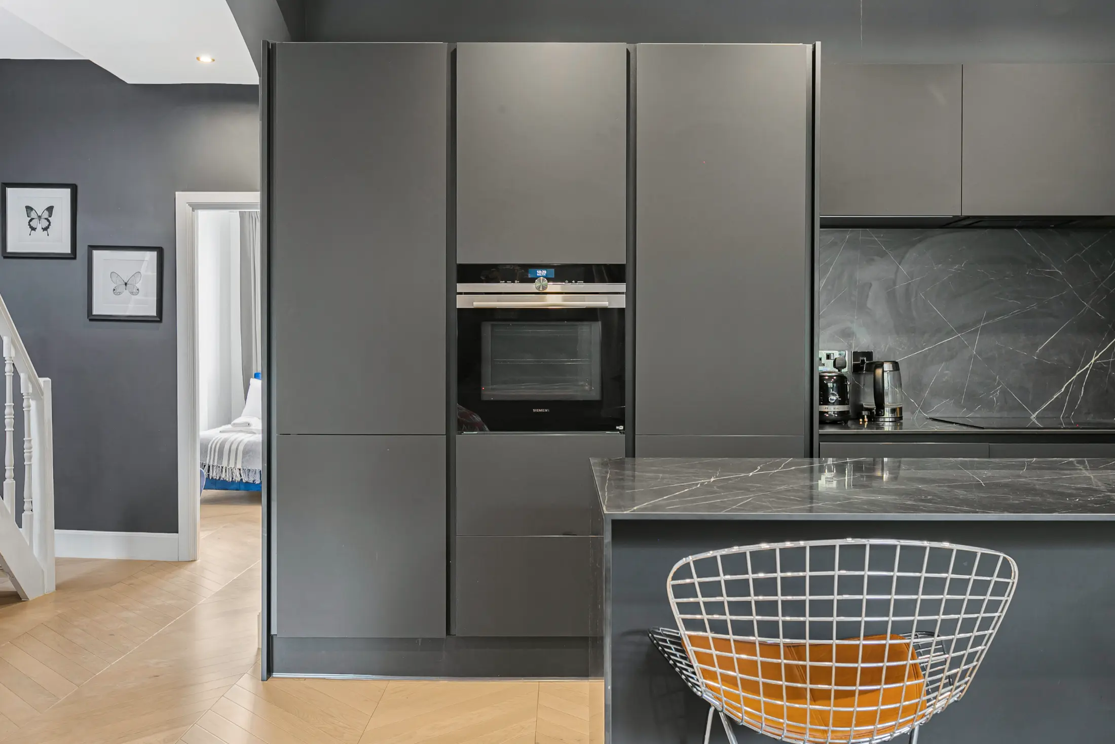 Another view of the elegant kitchen at Casa Cribs blending functionality and refined design.