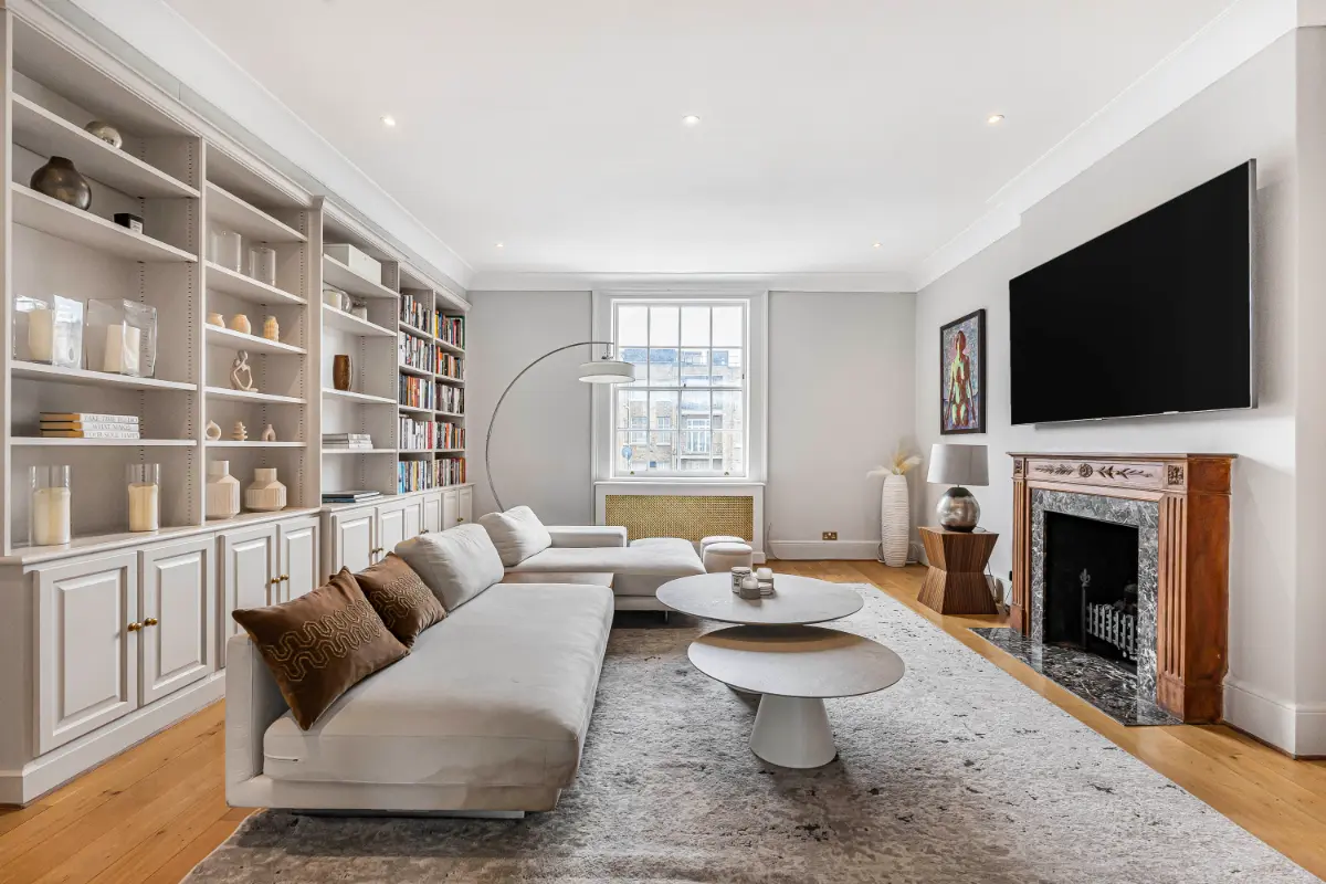 Spacious lounge at Casa Cribs designed for comfort and luxury.