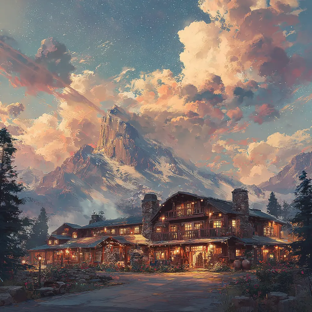 Illustration d'un chalet aux USA