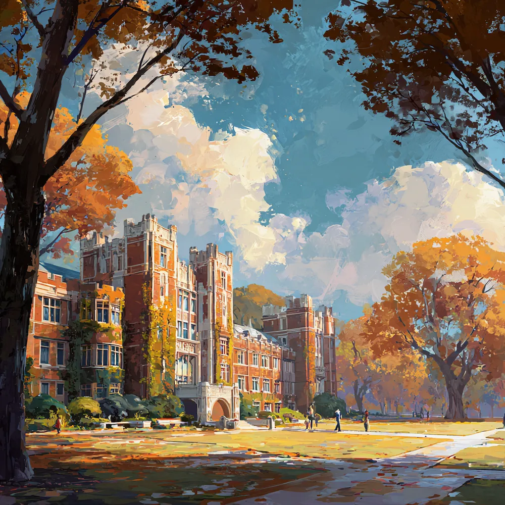 Illustration d'une université américaine.