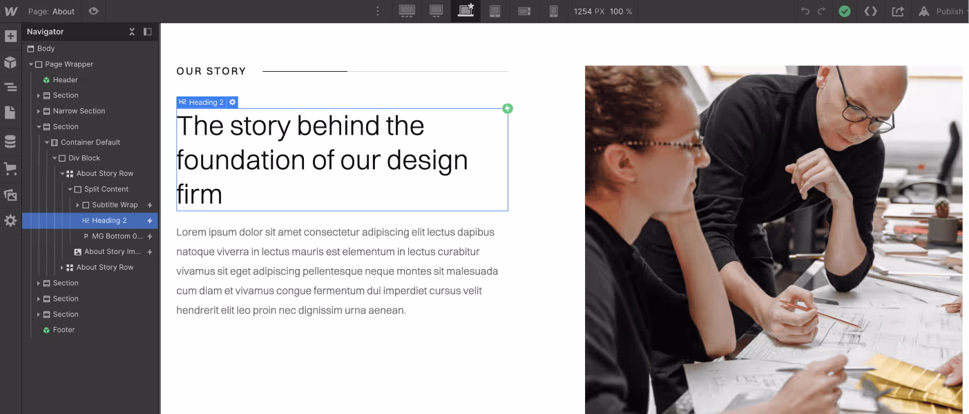 Static Content - Decoration X Webflow Template