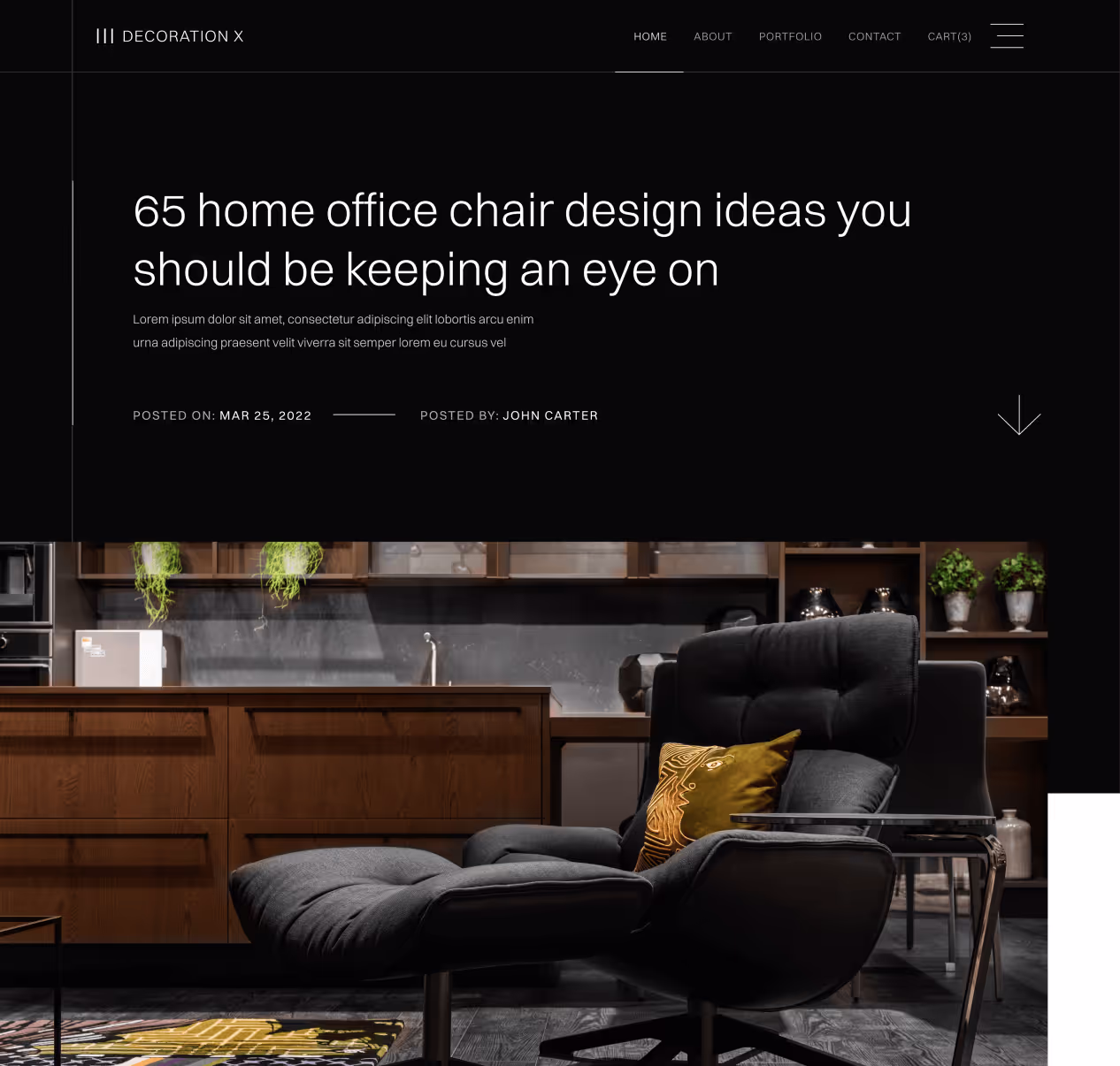 Blog Post - Decoration X Webflow Template