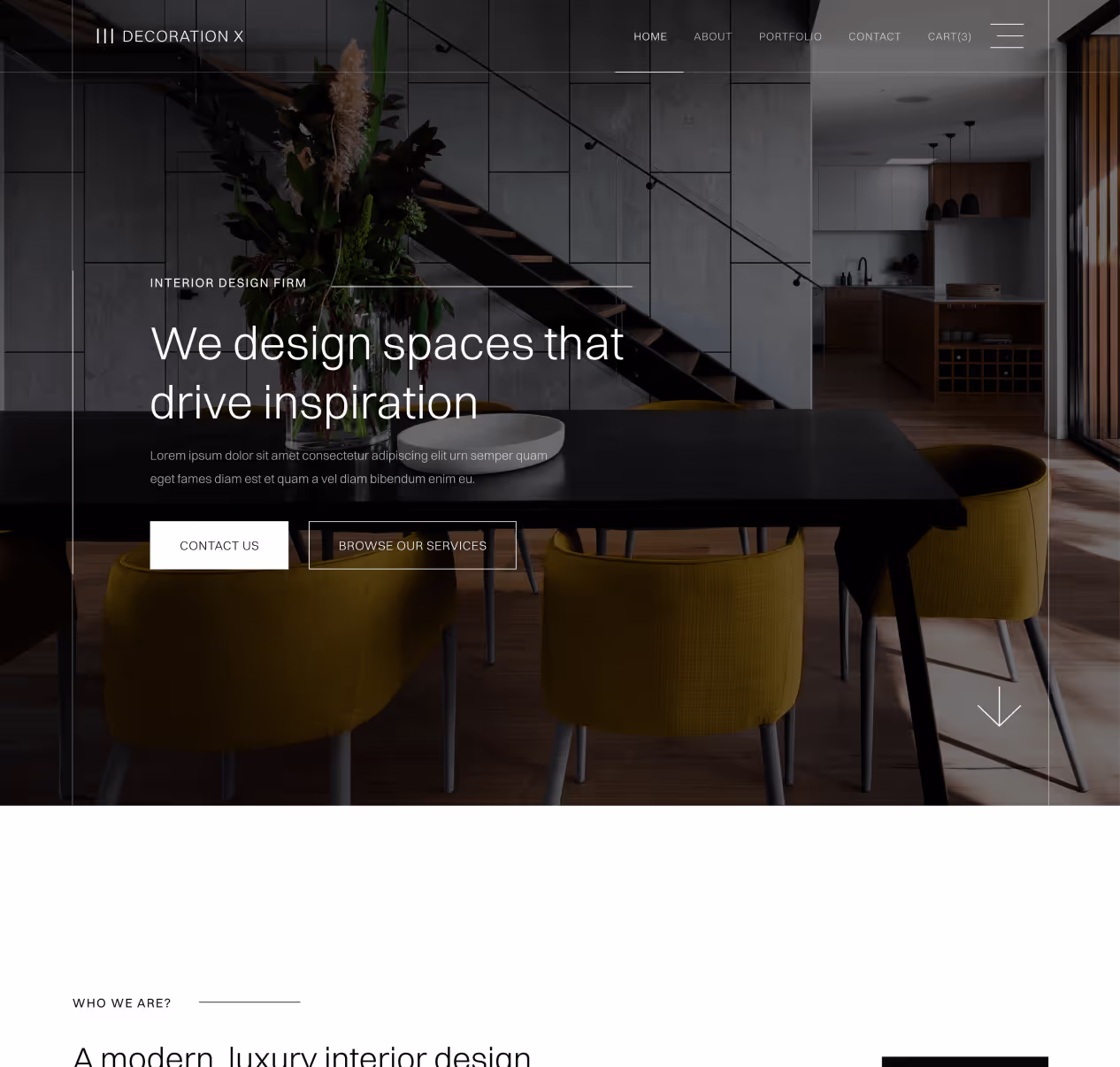 Home Decoration - Decoration X Webflow Template