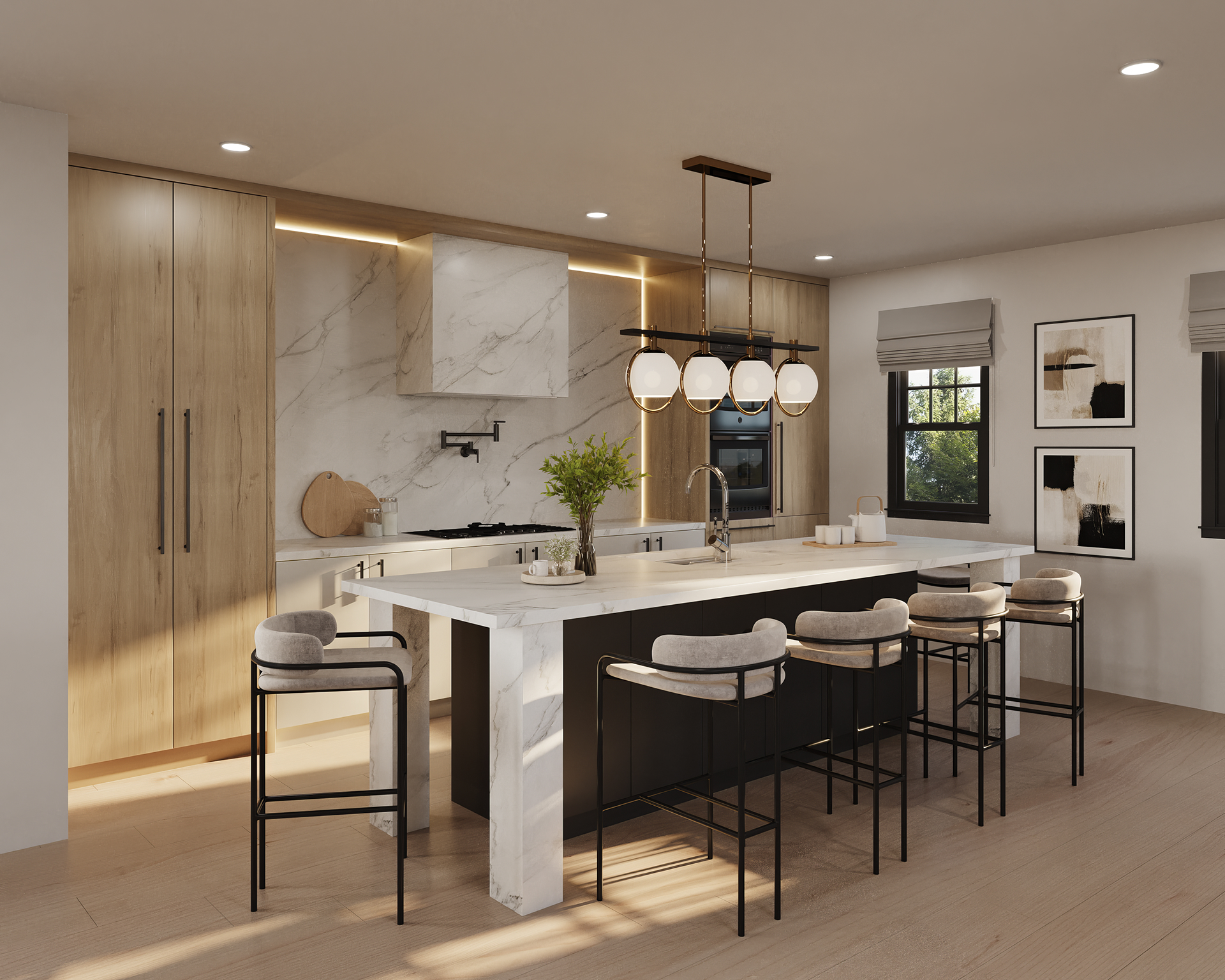 Somerville home staging and interior design project