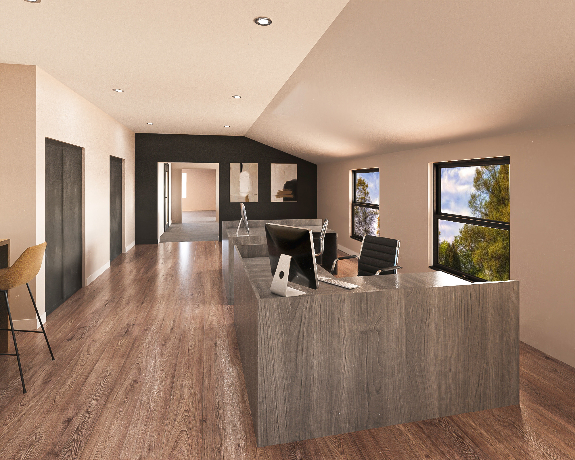 Wakefield MA office interior workspace design