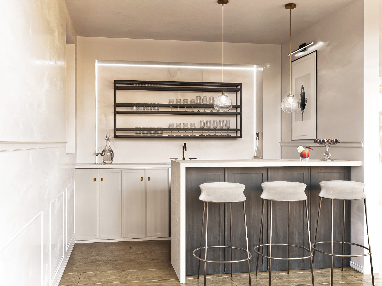 99 Crescent Street Newton home interior design