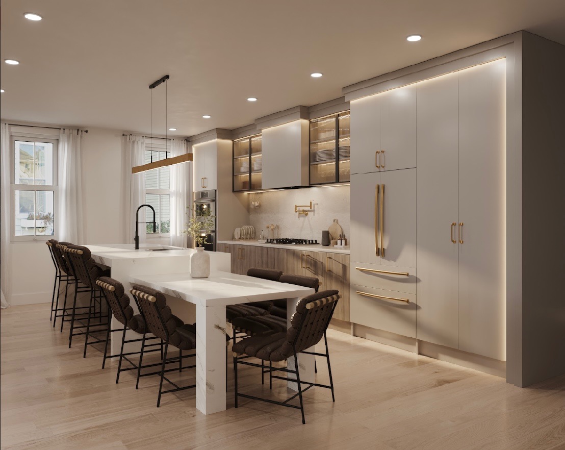 Somerville new construction condo interior design