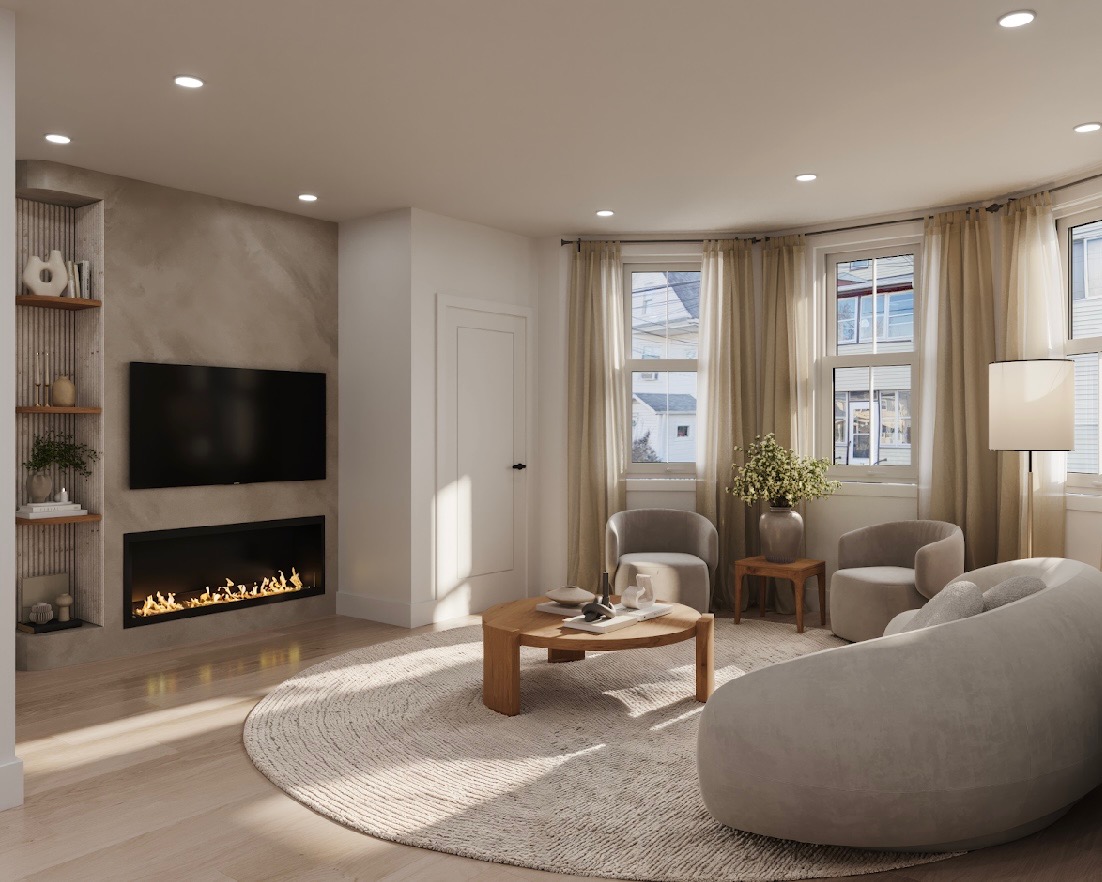 Somerville condo new construction interior design