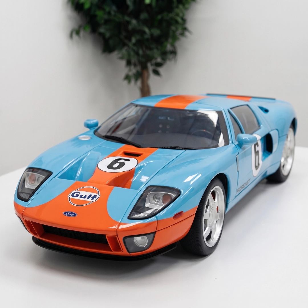 Detail view of a full-scale race car replica build.