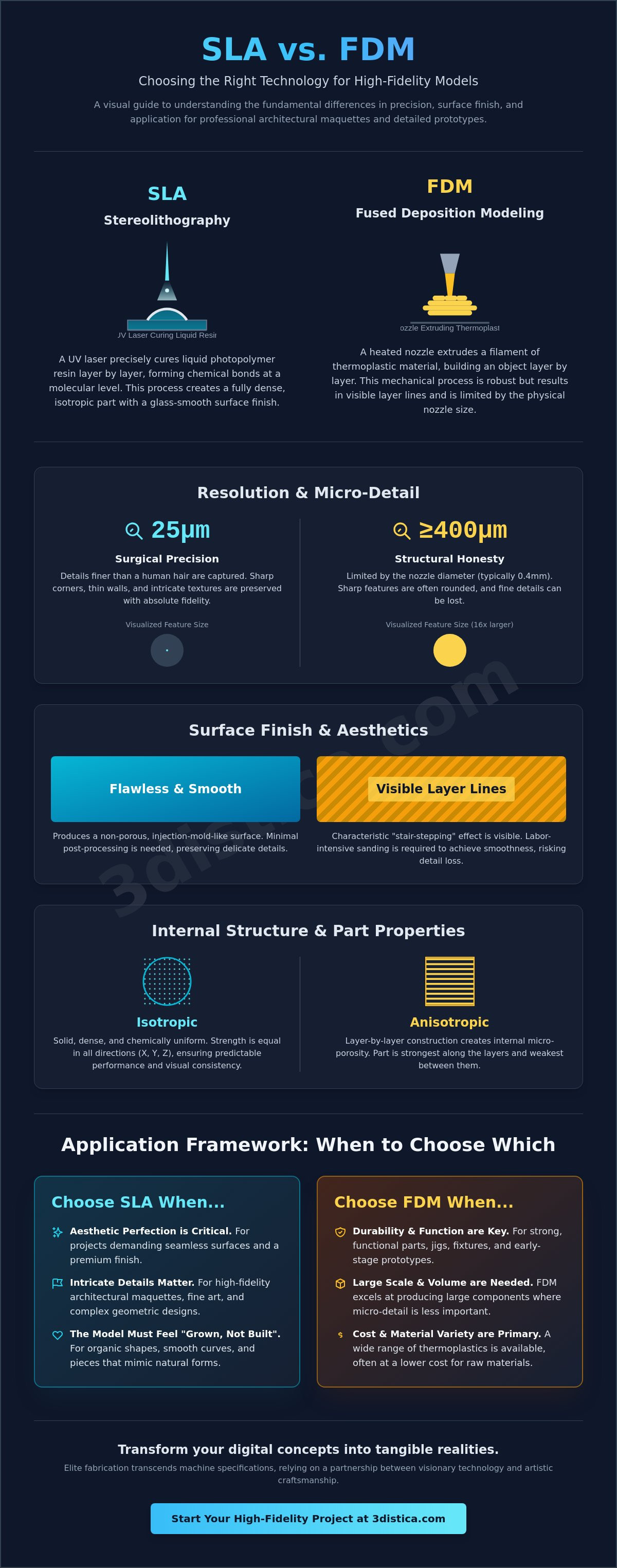 SLA vs FDM for detailed models