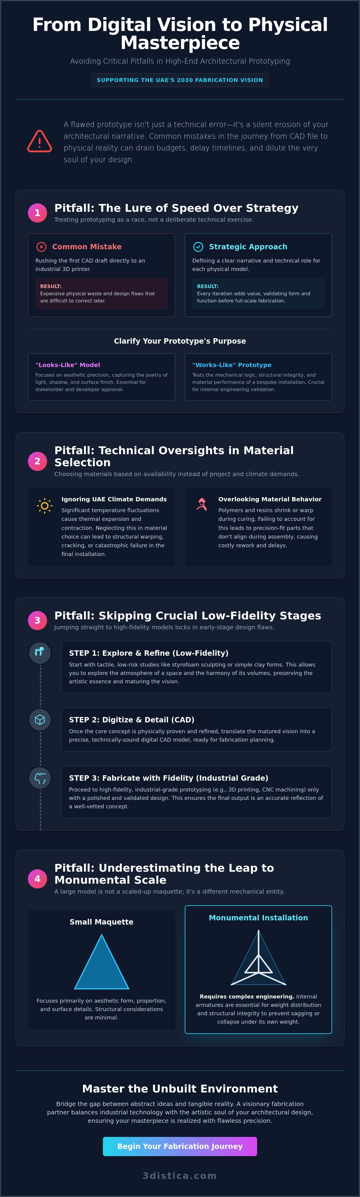 Mistakes to avoid in rapid prototyping