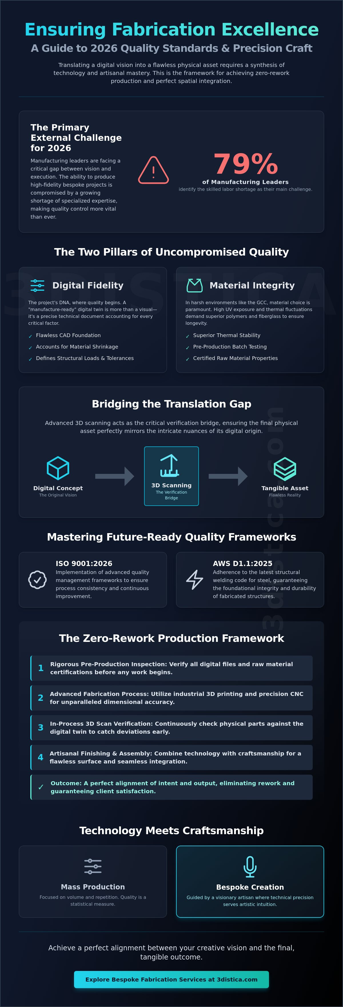 How to ensure fabrication quality