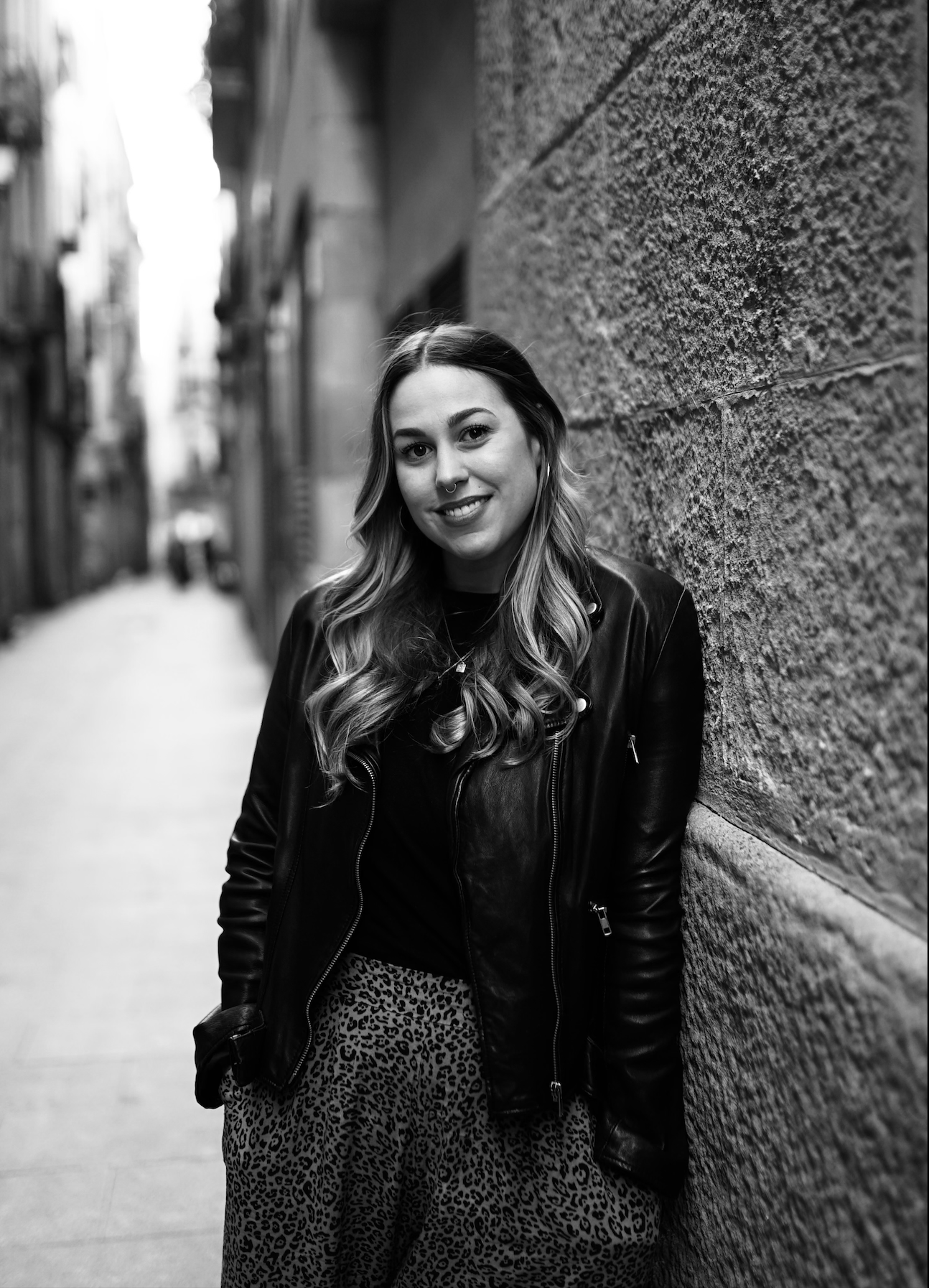 Stylist Lauren Dejong at House of Noir salon