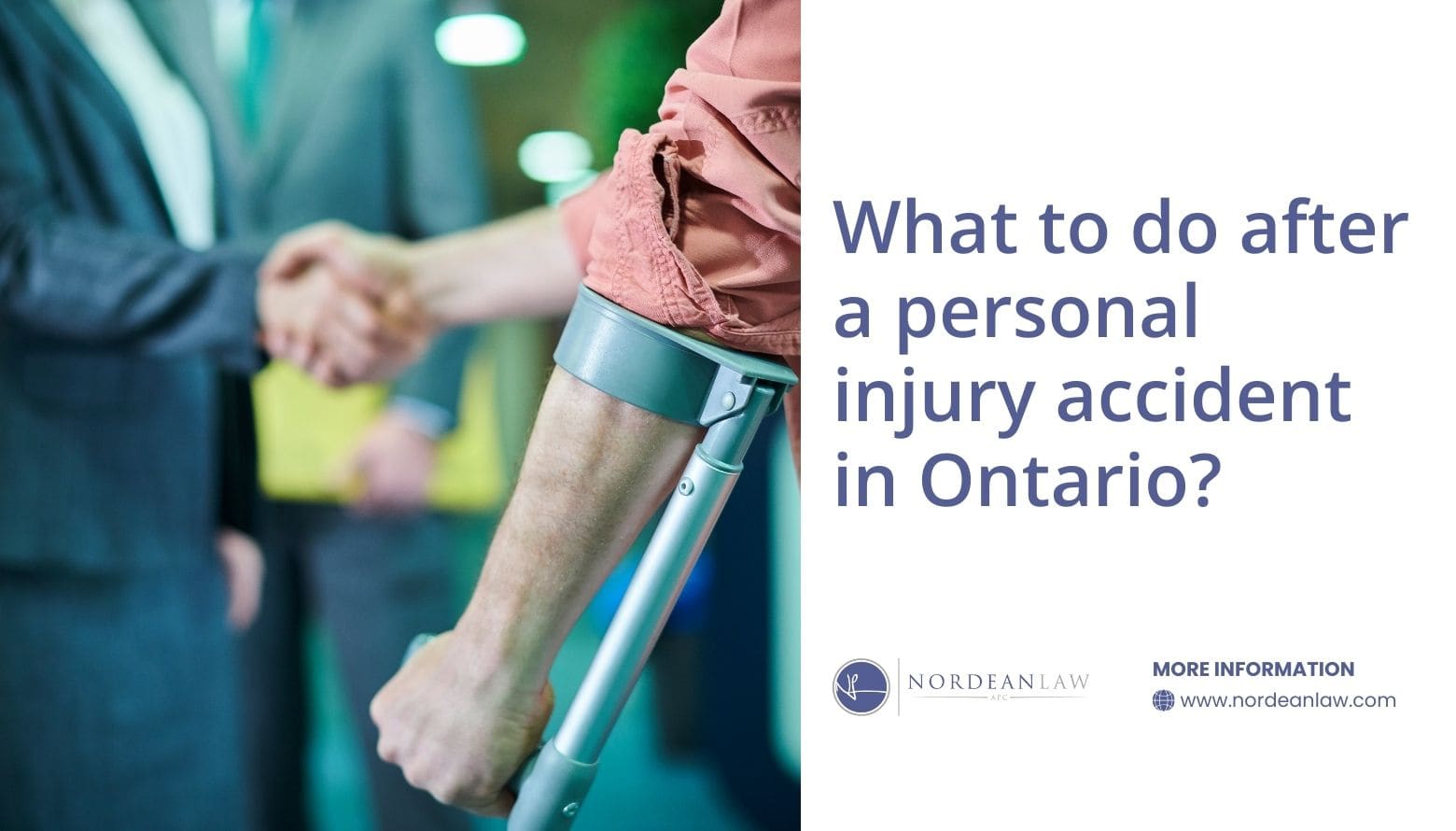 what to do after personal injury accident in Ontario, CA