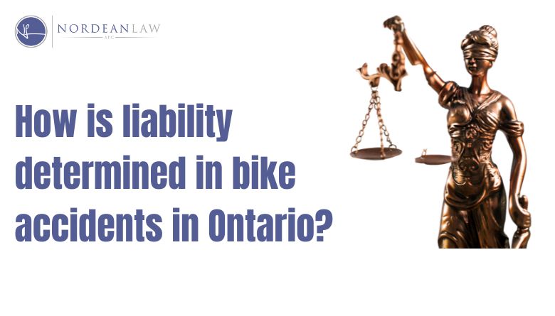 determining liability in a bicycle accident in Ontario, CA