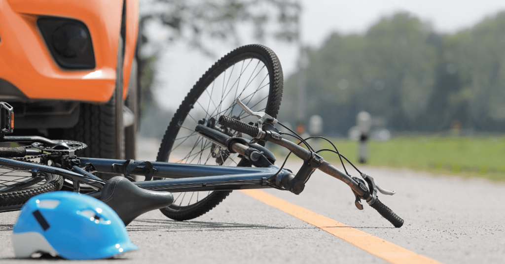 Causes of bicycle accident