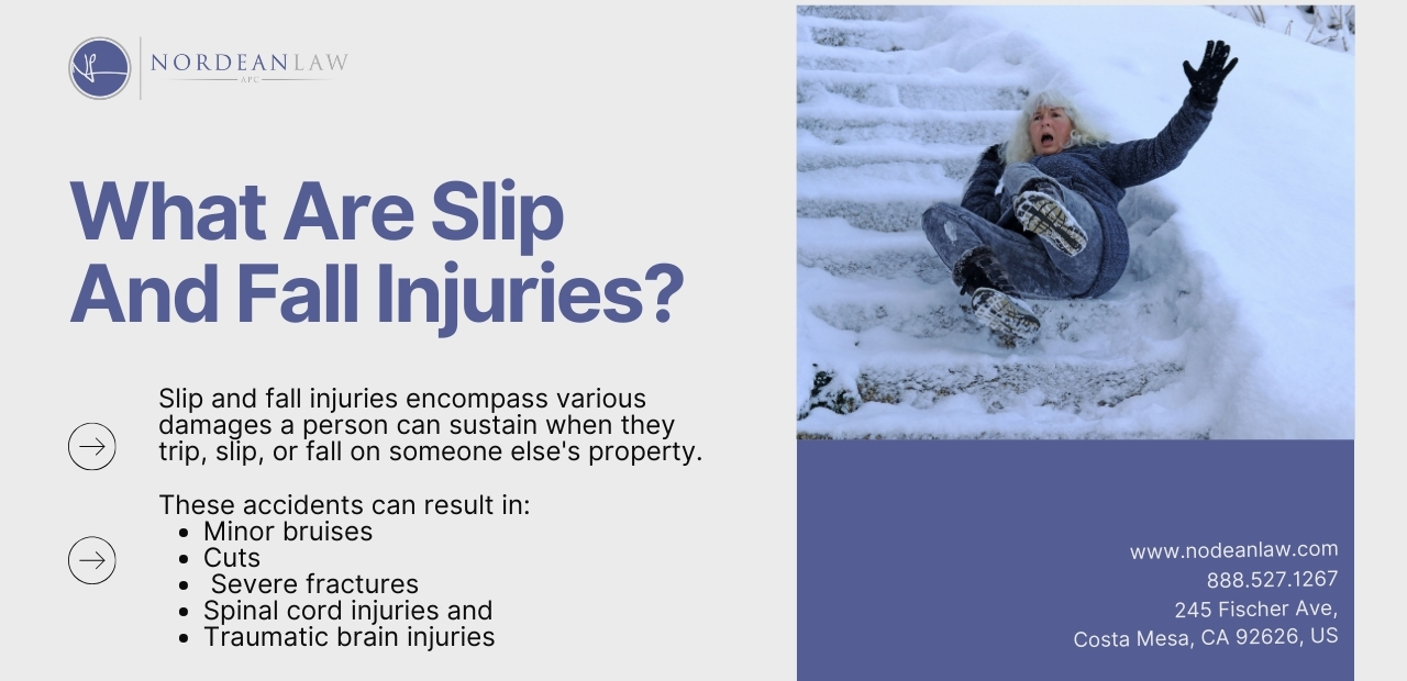 what are slip and fall injuries