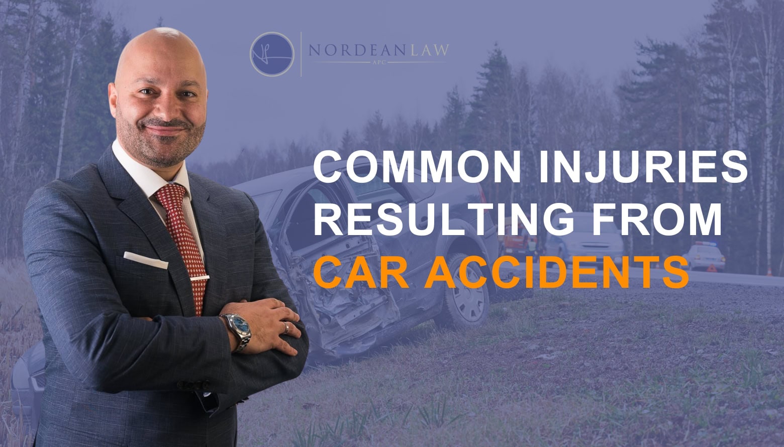 Common injuries resulting from a car accident
