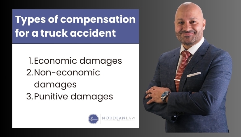 types of compensation for truck accidents