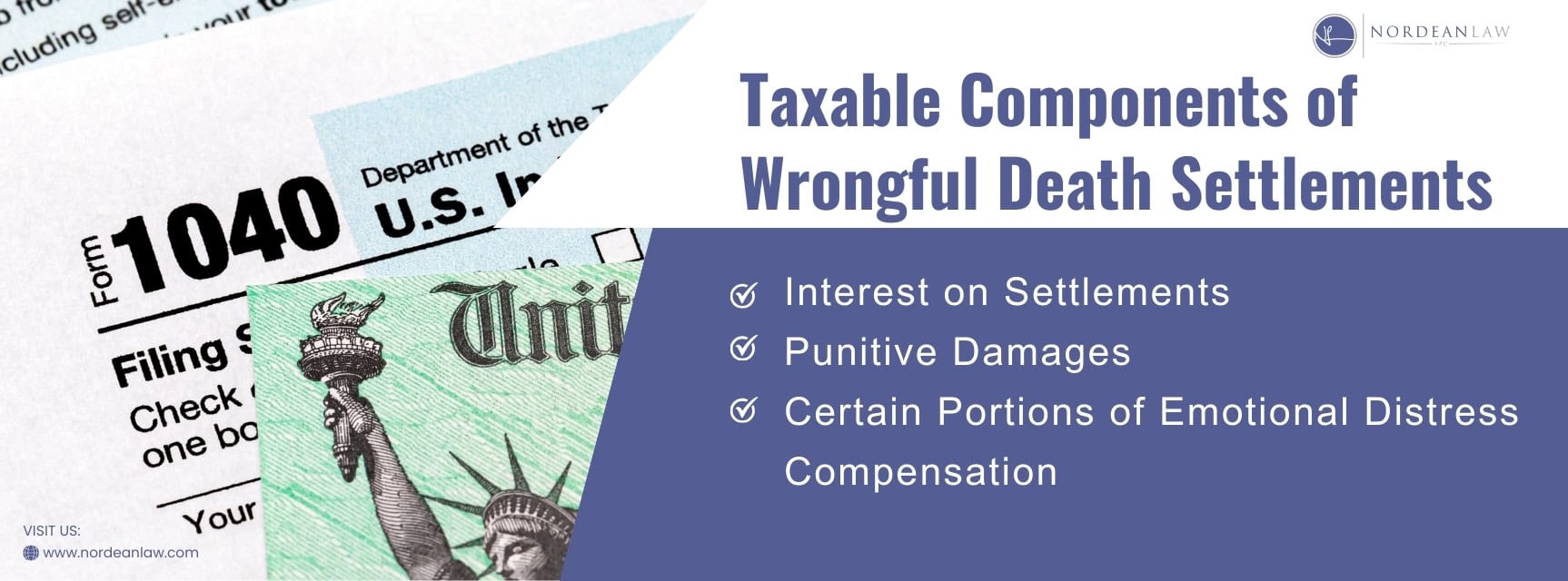 taxable wrongful death settlements